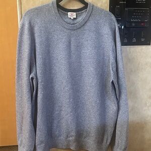 Faherty Men's Classic Gray Crewneck Sweater
